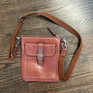 Leather crossbody